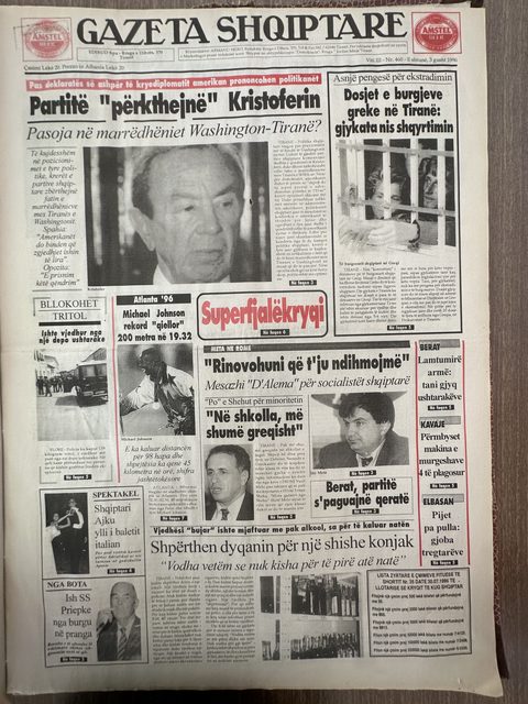 Gazeta Shqiptare 1996-08-03